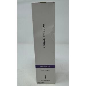 Rodan + Fields Unblemish Refining Acne Wash Step 1 New in Box 4.2oz Exp. 10/2025